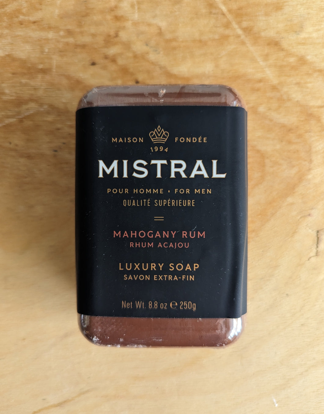 Mahogany Rum Men's Luxury Soap