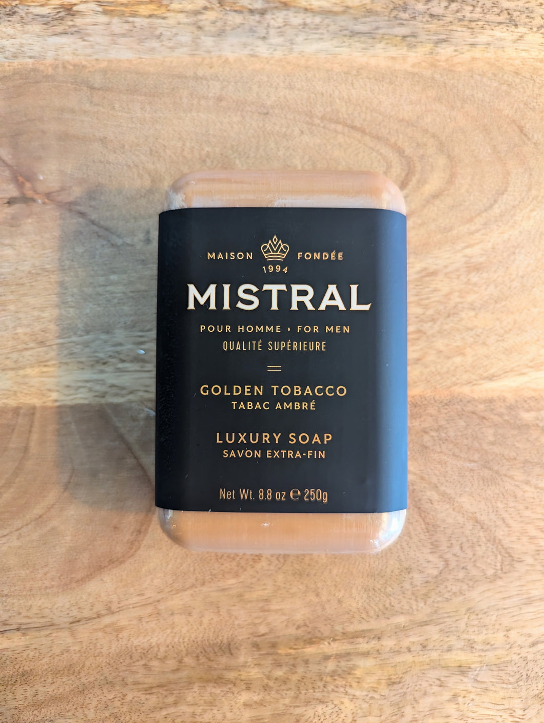 Golden Tobacco Men's Luxury Soap