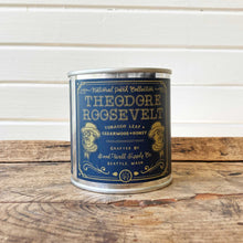 Load image into Gallery viewer, Theodore Roosevelt Candle - Tobacco Leaf, Cedarwood &amp; Honey
